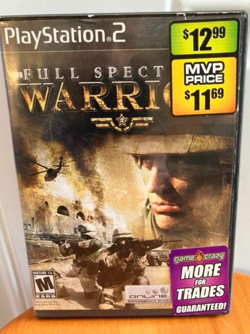 Playstation 2-Full Spectrum Warrior PS2 Game